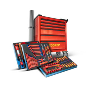 Tool Trolley including high voltage assortment