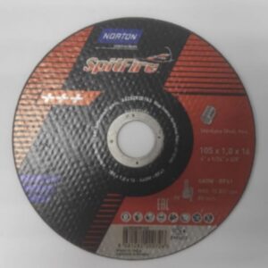 NORTON SPITFIRE CUTTING DISC- INOX - 105 x 1 x 16 MM