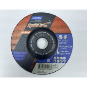NORTON SPITFIRE CUTTING DISC -STAINLESS STEEL- 125 x 3 x 22.23 MM