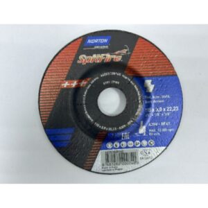 NORTON SPITFIRE CUTTING DISC - STEEL - 115 x 3 x 22.23 MM