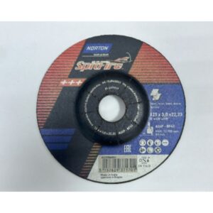 NORTON SPITFIRE CUTTING DISC -STEEL- 125 x 3 x 22.23 MM